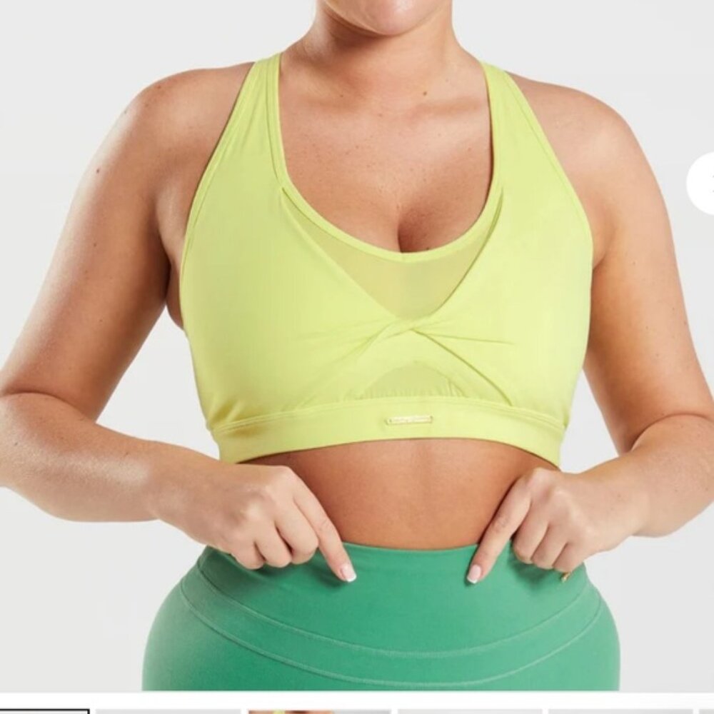 GYMSHARK Whitney (Simmons) Mesh Sports Bra XS